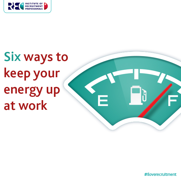 Six ways to keep your energy up at work